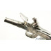Beautiful Pair of All-Metal 18th Century Flintlock Pistols by G. Devillers of Liege