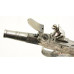 Beautiful Pair of All-Metal 18th Century Flintlock Pistols by G. Devillers of Liege