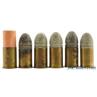Scarce British .442 Revolver Ammo 44 Webley RIC 6 Rounds Kynoch Eley