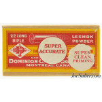  Crisp Sealed! Dominion  “Bent D” Logo 22 LR Ammo “Super Accurate”