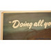 Original WWII Poster “Doing all you can brother?” 1943 War Bonds 