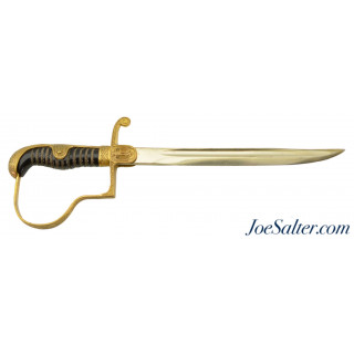 WW2 European Theater-Made Fighting Knife made from Army Officers Sword
