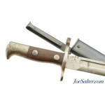 1898 Krag Bayonet & Early Type Steel Scabbard 