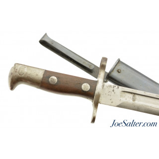 1898 Krag Bayonet & Early Type Steel Scabbard 