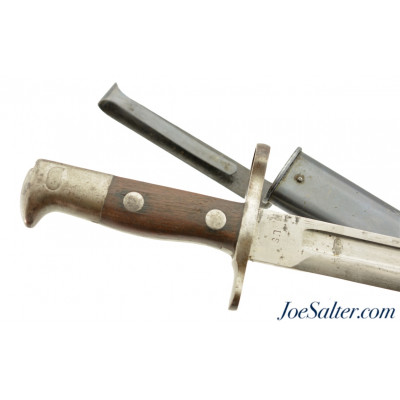 1898 Krag Bayonet & Early Type Steel Scabbard 