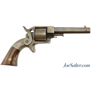 Allen & Wheelock 32 RF Sidehammer Revolver 4 Inch Barrel Antique