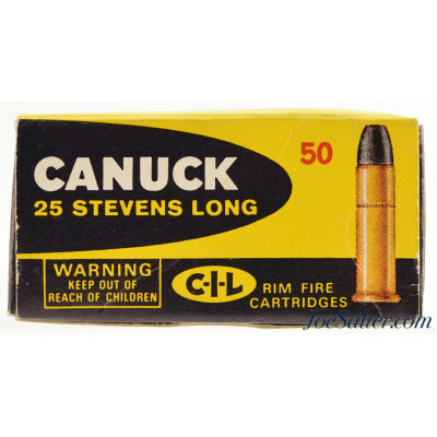 Canuck 25 Stevens Long Ammunition 50 Rounds C-I-L