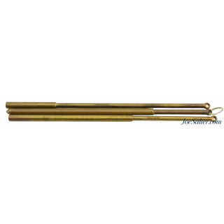  Vintage Bridger Line Throwing Solid Brass Rod Projectiles 45 Caliber Lot of 3