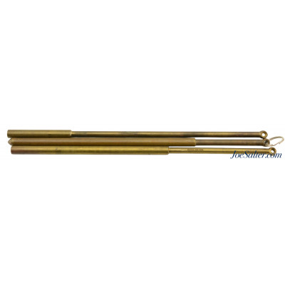  Vintage Bridger Line Throwing Solid Brass Rod Projectiles 45 Caliber Lot of 3