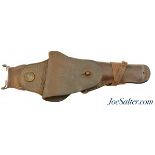 WW1 Colt 1911 .45 Mounted Holster 1914 Unit Marked