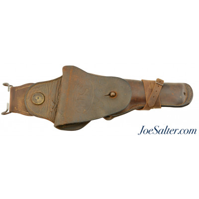 WW1 Colt 1911 .45 Mounted Holster 1914 Unit Marked