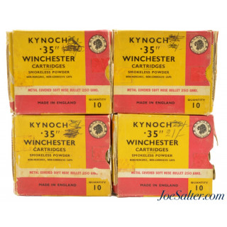 Vintage Kynoch .35 Winchester 250gr. MCSN Bullet 40rnds