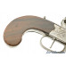 British Iron Frame Flintlock Tap-Action Pistol with Snap Bayonet by Younge