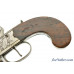 British Iron Frame Flintlock Tap-Action Pistol with Snap Bayonet by Younge