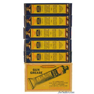 Vintage Remington Dupont Gun Grease Tubes w/ Original Box