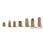 Pinfire Ammo Lot 5mm & 7mm Seven Rounds Shot and Ball 