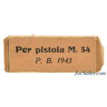  Sealed! WWII Italian Ammo Packet 9mm Corto (380 ACP) Beretta M1934 