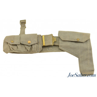 WWII British RAF Grey-Blue Mk V1 .455 Cal. Webley Holster Set