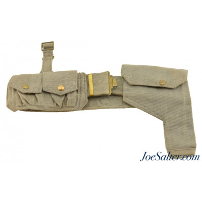 WWII British RAF Grey-Blue Mk V1 .455 Cal. Webley Holster Set