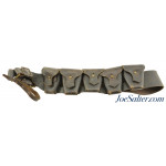 British P-1903 1922 Dated 5 Pouch Leather Bandoleer