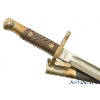 Spanish Model 1913 Mauser Bayonet and Scabbard Toledo