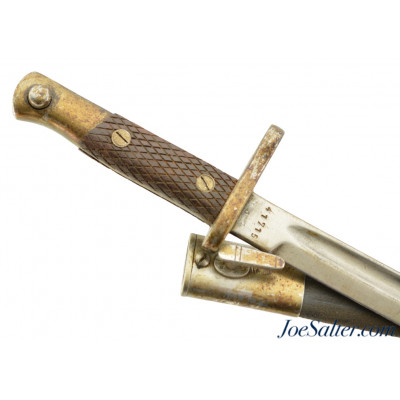 Spanish Model 1913 Mauser Bayonet and Scabbard Toledo