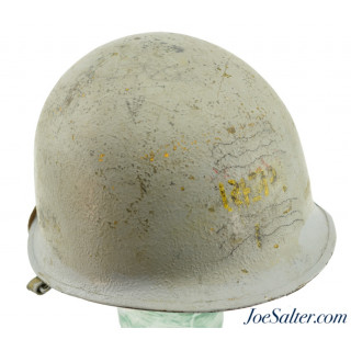 Vietnam Era US Navy M1 Steel Helmet/Liner