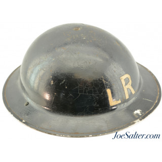 WW2 British Air Raid Light Rescue Mk. 2 Brodie Helmet