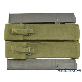 Vintage Sten Double Pouch w/ 2- Magazines