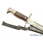 Krag Bayonet 1900 Date With Model 1903 Belt Attachment 
