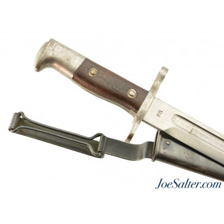 Krag Bayonet 1900 Date With Model 1903 Belt Attachment 