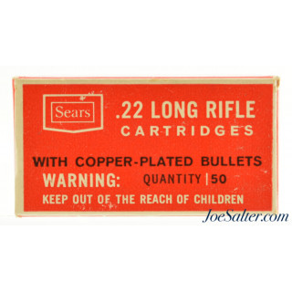 Excellent 1966 Sears in a Shield Issue 22 LR Ammo 