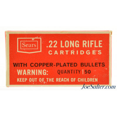 Excellent 1966 Sears in a Shield Issue 22 LR Ammo 