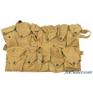 WWII USMC 1940/41 Web Grenade Vest