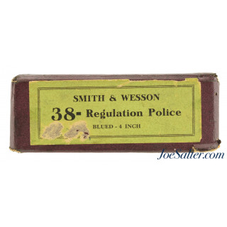Vintage 1920s Smith & Wesson 38 Regulation Police Patent Display Box