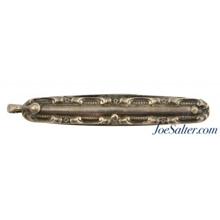 German Sterling Silver 4-Blade Pen Folding Pocket Knife