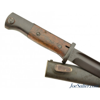 WWII German K98 Bayonet and Scabbard Coppel GmbH 1939