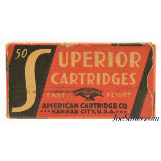 American Cartridge Company 22 Short “Superior Cartridges” Ammo Full Box 