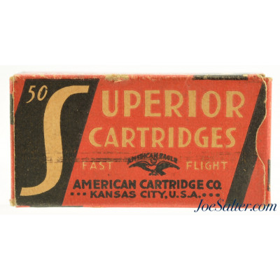 American Cartridge Company 22 Short “Superior Cartridges” Ammo Full Box 