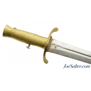 British Pattern 1837 Brunswick Rifle Bayonet by Enfield Dated 1846