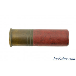  Scarce Loaded 8 Gauge Shotgun Shell #4 Shot Kirkwood 