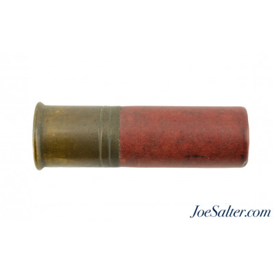  Scarce Loaded 8 Gauge Shotgun Shell #4 Shot Kirkwood 