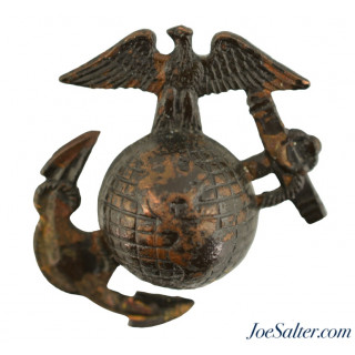 WWI USMC Enlisted Hat Insignia 1914-22 EGA Service