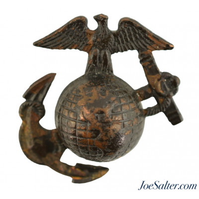 WWI USMC Enlisted Hat Insignia 1914-22 EGA Service