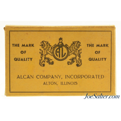 Alcan 12 Gauge Brass Solid Drawn Unprimed Shotgun Shells NOS Mfg in Italy 10 Count