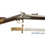 Rare Harper Ferry US 1841 Mississippi Rifle Saber Bayonet Alteration