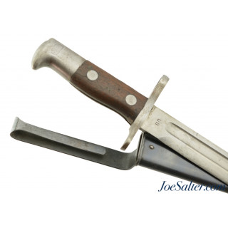 1898 Dated Krag Bayonet & Early Type Steel Scabbard