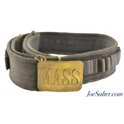 US Mills Model 1894 Mounted Cartridge Belt MASS.