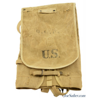 WW1 US Army M1910 Haversack Canvas Field Pack