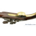 London Brass Barreled Flintlock Traveling Pistol by Durs Egg